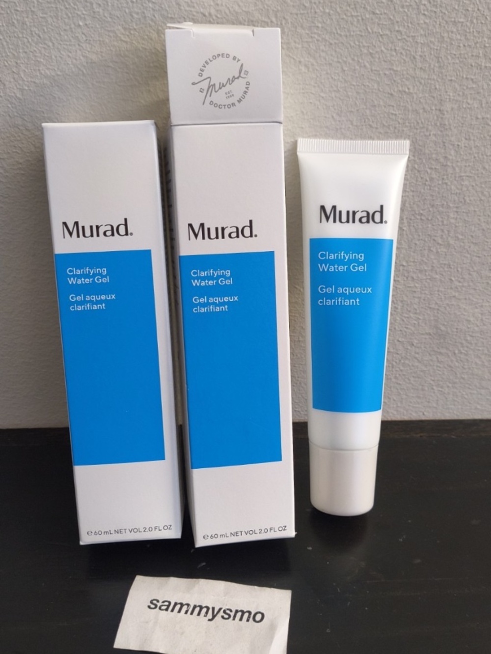 MURAD Clarifying Water Gel Moisturizer step 3, 2 oz x2